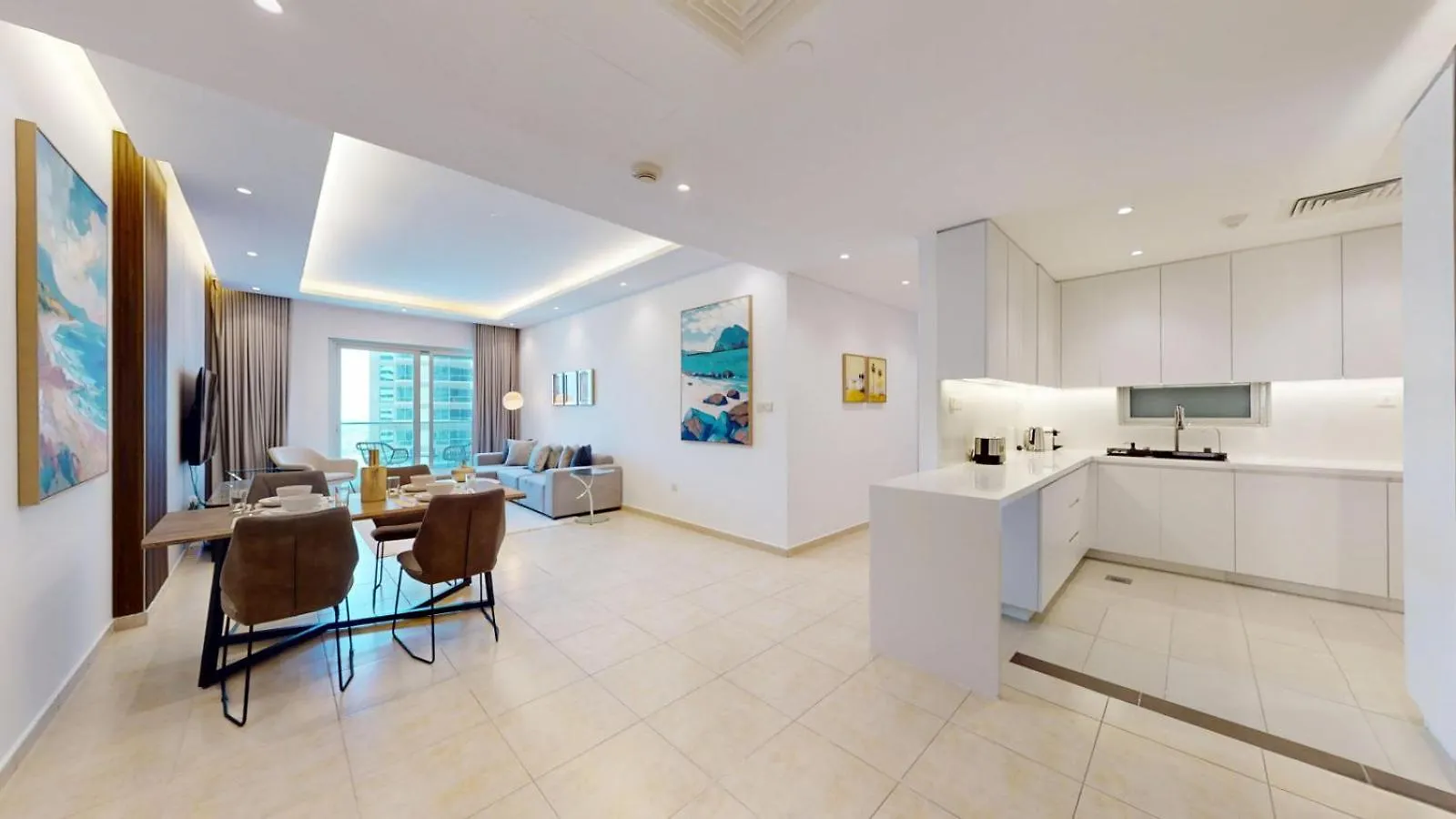 Marina Heights - Bright Two Bedroom With City View Dubai 0*,